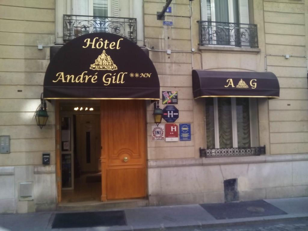 Hotel Andre Gill Paris Exteriör bild